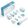 10 In 1 roller kit Face Massager Jade Ice Roller Microneedling Derma Rolling System Facial Cleaning Brush With Travel Case view 3