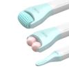 10 In 1 roller kit Face Massager Jade Ice Roller Microneedling Derma Rolling System Facial Cleaning Brush With Travel Case view 4