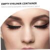 Beaupretty 9pcs Refillable Liquid Eyeliner Pen Tubes Assorted Brush Tips Makeup Containers for Eyeliner Nail Oil More Lightweight Portable for Cosmetic Shops and Salons view 2