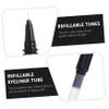 Beaupretty 9pcs Refillable Liquid Eyeliner Pen Tubes Assorted Brush Tips Makeup Containers for Eyeliner Nail Oil More Lightweight Portable for Cosmetic Shops and Salons view 4