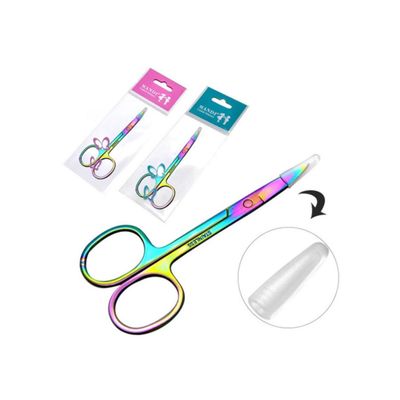 Beaupretty Elegant Eyebrow Grooming Kit: Titanium Scissors Comb for Women Safe Stainless Steel