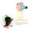 SOESFOUFU Kimono Hair Clip for Weddings Elegant Bridal Barrette Tassels for Traditional Hairstyles Charming Floral Design for Special Occasions view 4