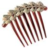 Beavorty Wedding Hair Comb for Brides Vintage Rhinestone Decorative Hair Accessory Elegant Bridal Headpiece and Rhinestones for Special Occasions and Daily Wear view 1