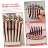 Beavorty Wedding Hair Comb for Brides Vintage Rhinestone Decorative Hair Accessory Elegant Bridal Headpiece and Rhinestones for Special Occasions and Daily Wear view 3