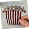 Beavorty Wedding Hair Comb for Brides Vintage Rhinestone Decorative Hair Accessory Elegant Bridal Headpiece and Rhinestones for Special Occasions and Daily Wear view 4