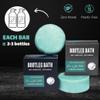 BOOTLEG BATH Strengthening Shampoo and Conditioner Bar Set with Rice Water Protein and Argan Oil, Vegan, Sulfate-Free, Phthalate-Free, Paraben-Free, Eco Friendly, 2.2 oz bars view 4