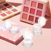 4pcs Small Cosmetic Pans Empty Highlighter Case Empty Pans for Lip Balm Blusher s Plastic Eyeshadow Plastic Cosmetics Blusher Case Lip Balm view 2