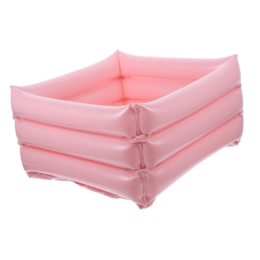 PLAFOPE Portable Bath Pedicure Tub Inflatable Bathtub Collapsible Foot Basin Camping Washing Dishes Outdoor Bathtub Cleaning Tool Foot Cleaning Container PVC Basin Collapsible Bucket Sink