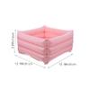 PLAFOPE Portable Bath Pedicure Tub Inflatable Bathtub Collapsible Foot Basin Camping Washing Dishes Outdoor Bathtub Cleaning Tool Foot Cleaning Container PVC Basin Collapsible Bucket Sink view 3