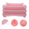PLAFOPE Portable Bath Pedicure Tub Inflatable Bathtub Collapsible Foot Basin Camping Washing Dishes Outdoor Bathtub Cleaning Tool Foot Cleaning Container PVC Basin Collapsible Bucket Sink view 4