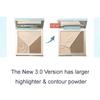 1 PC Caitang Light and Shadow Blending Palette, Multi Functional Matte and Pearly Shimmer Facial Highlighter Contour Palette, Facial Highlighter Contour Pressed Powder (01) view 2