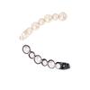 Leadigol 2Pcs Pearl Banana Hair Clip for Women,10.5cm No Slip Claw Clips for thick hair,Ponytail Banana Clip Hairs Crystal Ponytail Holder Fine Hair Claw Hair Clips view 1
