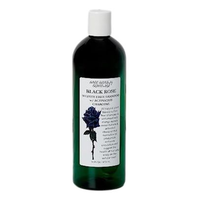 Bare Beauty Naturals Black Rose Shampoo, Face and Body Wash with Activated Charcoal//Sulfate Free, Plant Based // Hair Detox, Hair Detangler, Porosity (8 Fluid ounces, Pour top (bottle of 1))