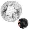 100pcs 20inch Hair Nets Invisible Elastic Edge Mesh Hairnets Nylon Wig Nets for Food Service, Ballet Bun and Sleeping (Black) view 1
