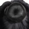100pcs 20inch Hair Nets Invisible Elastic Edge Mesh Hairnets Nylon Wig Nets for Food Service, Ballet Bun and Sleeping (Black) view 3