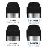 CR8GR8 Professional Guide Comb Fit Cutting Guider for Manscaped 4.0,4 Pack 8 Cutting Lengths from 1/8"-1/2" Inch Fit The Lawn Mower 4.0 Groin Hair Trimmer view 2