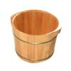 Katzowen Pedicure Foot Soak Tub Hot Spring Wood Bathtub, Foot Massage Basin, Home Health Museum Hotel,36 * 26cm (Color : No Cover) view 1