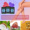 Wax Beads for Hair Removal 10.5oz (300g), Auperwel Hard Wax Beads Beans for Sensitive Skin Brazilian Waxing, Face, Bikini, Eyebrow, Legs, Painless for Women Men, 3 packs Kit with 10 Sticks view 2
