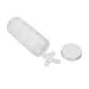 100pcs Disposable Silicone Pigment Cup with Storage Bottle, Plastic Disposable Ink Cups For Permanent Makeup Container (Large White) view 3