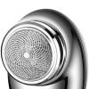 predolo Mini Shaver for Men Electric Razor Portable Precision Trimmer, Fine Steel, USB C Rechargeable, Face Hair Removal Beard Trimmer for Outdoor Travel, Light Black view 2