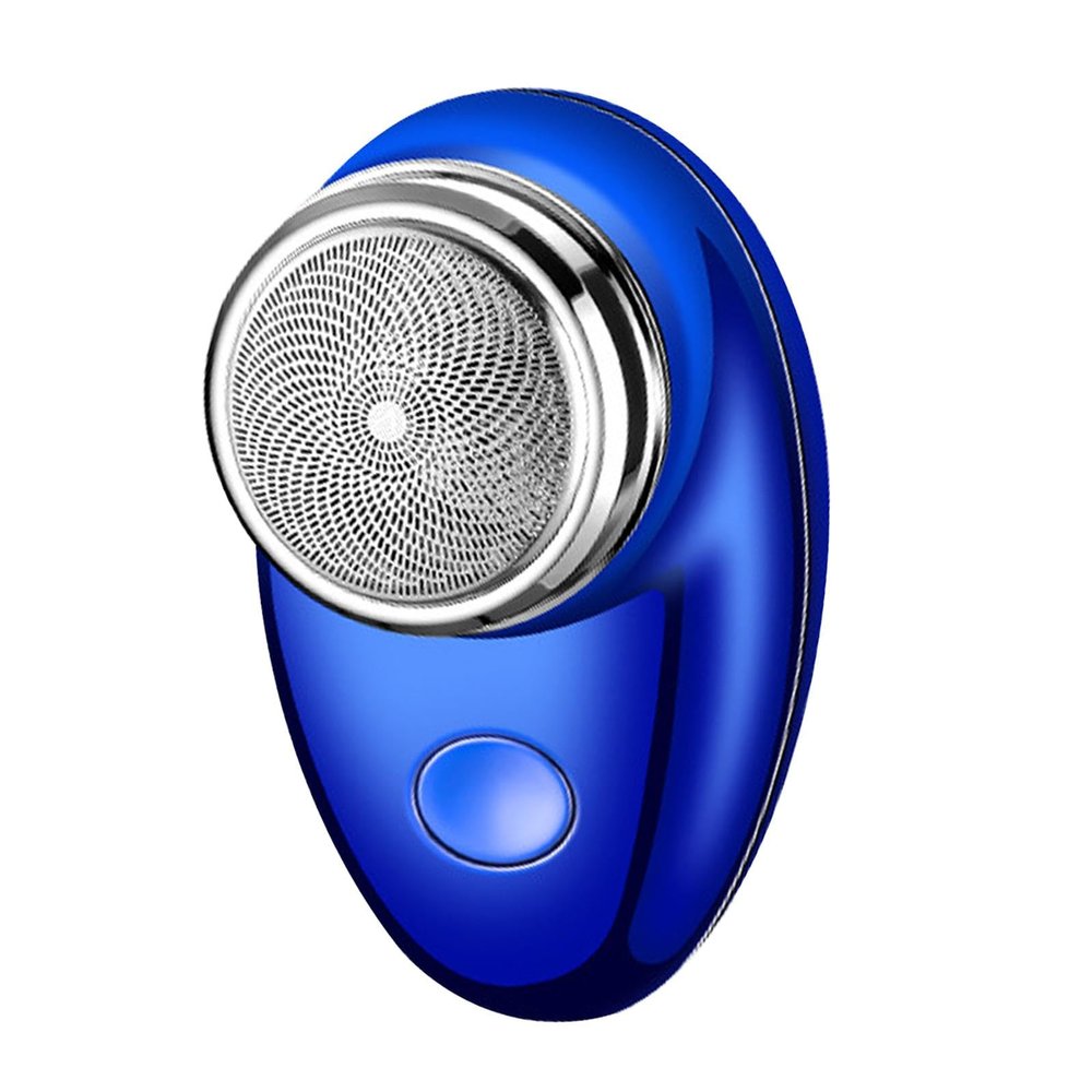 predolo Mini Shaver for Men Electric Razor Portable Precision Trimmer, Fine Steel, USB C Rechargeable, Face Hair Removal Beard Trimmer for Outdoor Travel, Blue