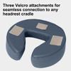 Master Massage Music Master Crescent Round High Fidelity Sound Face Cradle Cushion- Bluetooth Massage Pillow-Music Headrest Cushion Pad Musical Neck Support view 2