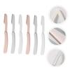 Beaupretty 12pcs Elegant Eyebrow Grooming Brow Shaver Trimmer Compact Razor for Travel view 2