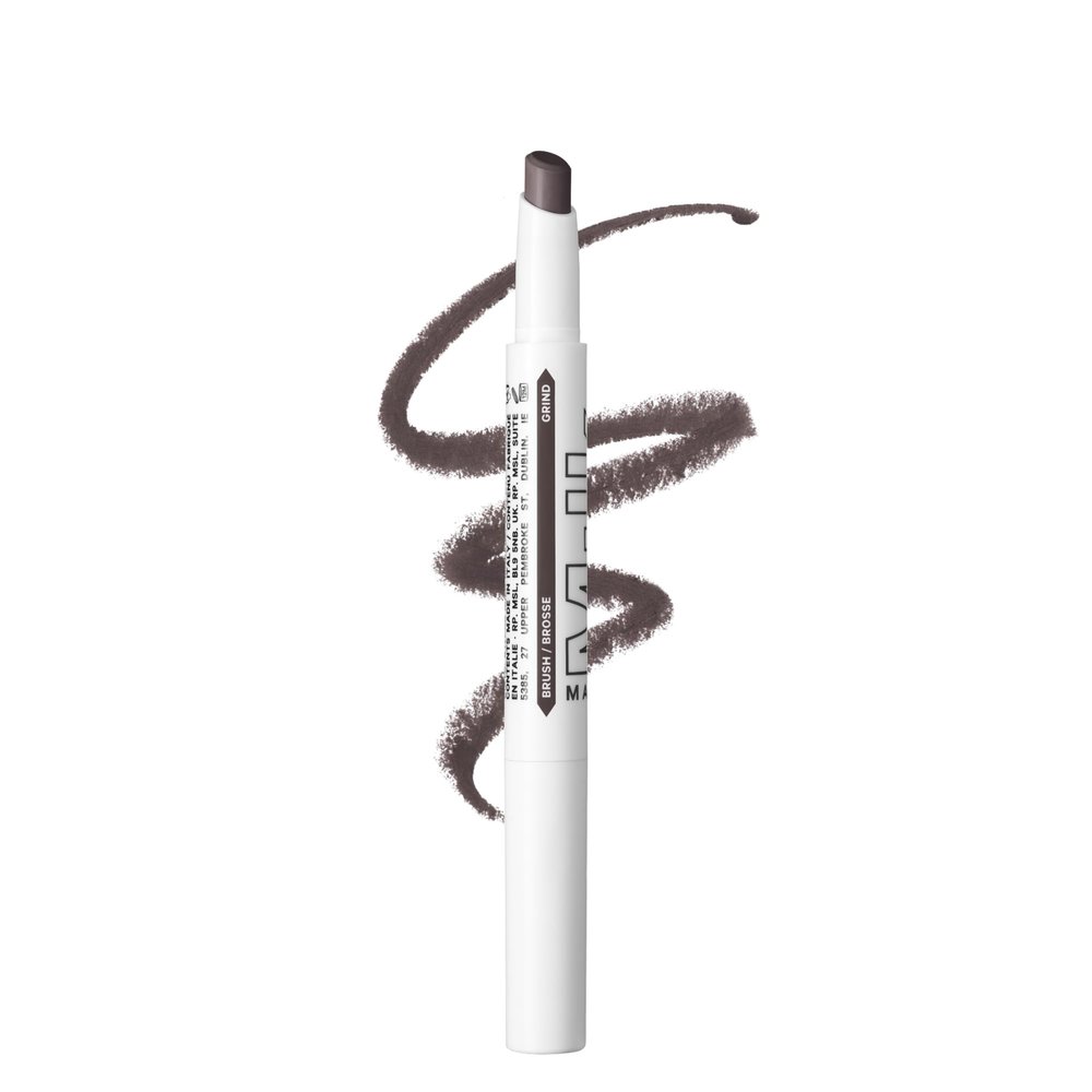 Milk Makeup KUSH Brow Shadow Stick Fills, Shapes + Defines for Softer, Fuller-Looking Brows for Up to 12 Hours Waterproof, Buildable, Cream-to-Powder Formula Grind (Deep Brown), 0.03 oz