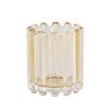 Alipher Makeup Brush Holder Glass Makeup Brush Organizer Elegant Office Storage Cup Home Table Flower Vase Cosmetic Brush Holder For Decor (Amber) view 1