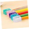 FRCOLOR Pointed Pencil Sharpener Lipliner Pencil Sharpener 5pcs Pencil Sharpener Eyebrow Sharpener Friendship Mini Random Color Pencil Sharpener Women's Pencil Sharpener view 2