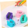FRCOLOR Pointed Pencil Sharpener Lipliner Pencil Sharpener 5pcs Pencil Sharpener Eyebrow Sharpener Friendship Mini Random Color Pencil Sharpener Women's Pencil Sharpener view 3