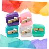 FRCOLOR Pointed Pencil Sharpener Lipliner Pencil Sharpener 5pcs Pencil Sharpener Eyebrow Sharpener Friendship Mini Random Color Pencil Sharpener Women's Pencil Sharpener view 4