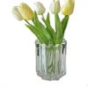 Alipher Makeup Brush Holder Glass Makeup Brush Organizer Elegant Office Storage Cup Home Table Flower Vase Cosmetic Brush Holder For Decor (Clear) view 3