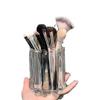 Alipher Makeup Brush Holder Glass Makeup Brush Organizer Elegant Office Storage Cup Home Table Flower Vase Cosmetic Brush Holder For Decor (Clear) view 4