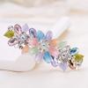 Fashion Crystal Hairpins For Women Ladies Girls Floral Hair Clips Elegant Jewelry Bridal Barrettes (Color : 4) view 2