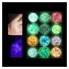 IYARKAI Glitter Gel Makeup, Iridescent Glitter Set 12 Colours, Glitter Powder Kit, Glitter Cosmetic for Face Nails Eyes Lips Hair Body, Music Festivals, Halloween, Parties, Christmas view 1