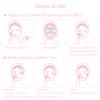Contrybox Gua Sha Facial Tools, Rose Quartz Guasha Tool for Face & Eye, Puffiness Reducing & Jawline Sculpting Face Stone Gua Sha Tools for Skin Care Woman GuaSha Stone Tool, Pink view 4