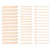 Beaupretty 150pcs Body Sticks for Hair Removal Irregular Applicators for Smooth Skin for Body and Eyebrow Waxing to Use view 1