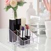 Easnea 9 Grids Clear Lipstick Holder Acrylic Lipstick Organizer, Lip Gloss Holder, Lipgloss Organizer, Cosmetic Display Case Cosmetic Makeup Organizer for Lipstick, Brushes, Bottles (Flat Bottom) view 4