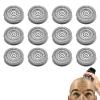 12 Pack Shaver Head Replacement Blade compatible with Sku*l Shaver Pitbull Gold PRO Shaver Replacement Blade 4 Head view 1
