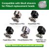 12 Pack Shaver Head Replacement Blade compatible with Sku*l Shaver Pitbull Gold PRO Shaver Replacement Blade 4 Head view 4