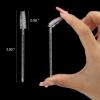 500 Pcs Disposable Mascara Wands, Crystal Spoolies Brush for Eyelash Extensions, Spooly Eyelash Eyebrow Brushes Lash Wand Applicator Makeup Kits view 2