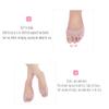 DEAVER Gel Heel Socks, Moisturizing Socks,Open Toe Boat Ladies Invisible Shallow Mouth Summer Non-Slip Breathable Washable Softening Removes Exfoliation view 3