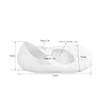 DEAVER Silicone Socks,Gel Soft Comfortable Sock,Foot Anti-Cracks Protective Socks,Non Slip Breathable Moisturizing Foot,Anti Split Care Protecter Protector view 2
