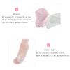 DEAVER Gel Heel Socks, Moisturizing Socks,Open Toe Boat Ladies Invisible Shallow Mouth Summer Non-Slip Breathable Washable Softening Removes Exfoliation view 3