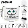 CMNIM A Gift Cats Face Makeup Bag C at Gift Always Be A Ca t Zipper Pouch Bag for Fans Party Favor view 4