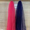 2 Pieces African Net Sponge, Long African Exfoliating Net, Net Bath Sponge Shower Body Scrubber Back Scrubber Skin Smoother, Stretches to Approximately 63" (Blue&Pink) view 2