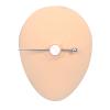 DJCIW Nipple Piercing Kit with 14G Nipple Barbell Ring 316L Stainless Steel 12G Piercing Needles Piercing Taper and Disposable Clamps Nipple Kit Piercing view 2