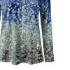 3/4 Length Sleeve Shirts for Women 2023 Casual Summer Blouses Crewneck Floral Printed Cute Tops Loose Fit Pullover view 4