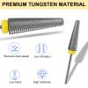 C12rtive Super Long 5-IN-1 Tungsten Carbide Bit,Electronic Nail Drill Bit for Acrylic Gel Nails Dual Nail Form Remove,3/32 Diameter Nail Bit for E-File Nail Drill(Extra Fine) view 3